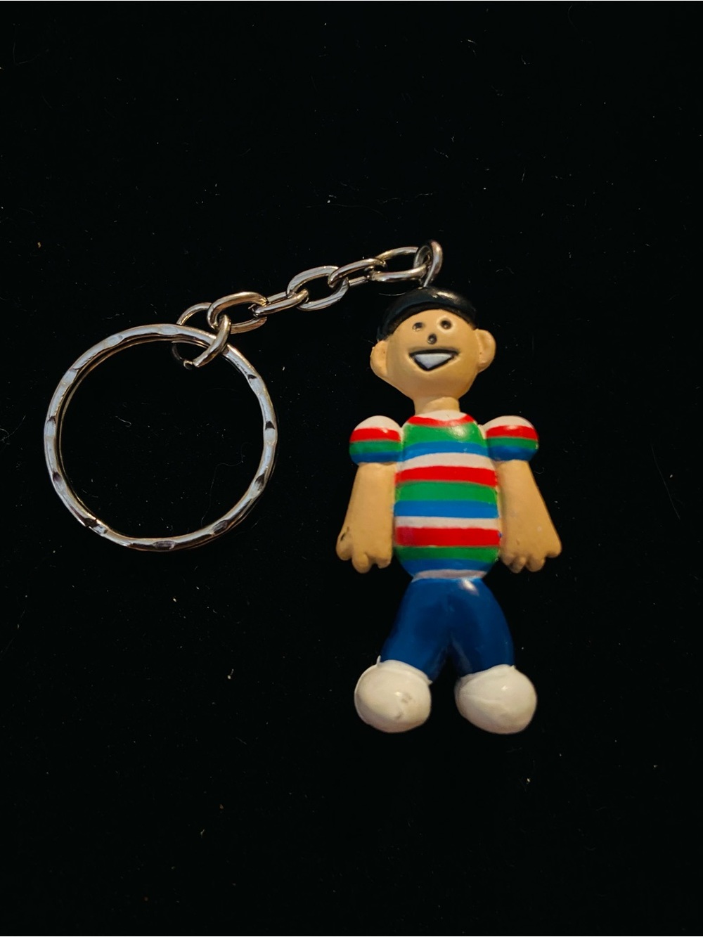 Lakeshore Learning boy keychain figure 1990s vintage collection